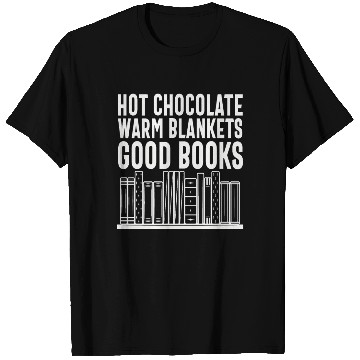 Discover Hot Chocolate Warm Blanket Good Books Cool Quotes T Shirts