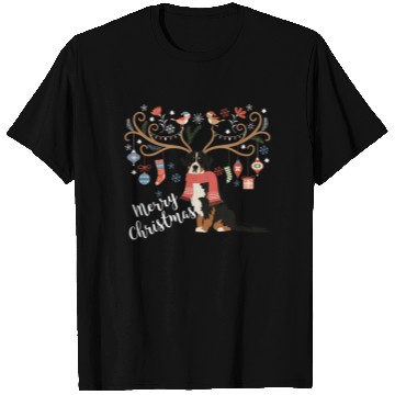 Discover Bernese Mountain Dog Christmas T Shirts