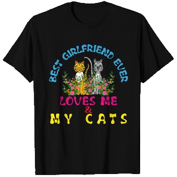 Discover cats & girlfriend T Shirts