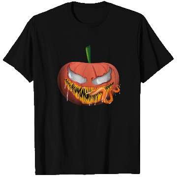Discover Pumpkin scary face T Shirts