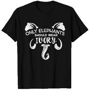 Discover Elephants Ivory Extinction Awareness Save Animals T Shirts