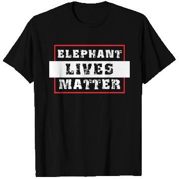 Discover Elephant Lives Matter graphic Save the Elephants p T Shirts