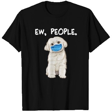 Discover Maltese Ew People Dog Wearing Face Mask T Shirts