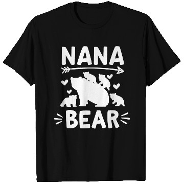 Discover Nana Bear 4 Cubs Cute Grandparents Day Gift 4 Gran T Shirts