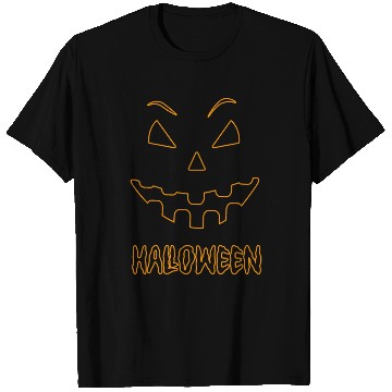 Discover halloween scary evil pumpkin funny pumpkin head T Shirts