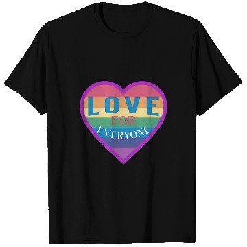 Discover Heart rainbow unisex love for everyone T Shirts