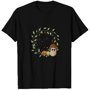 Discover Bat Mushroom 'brown' - Happy Halloween T Shirts