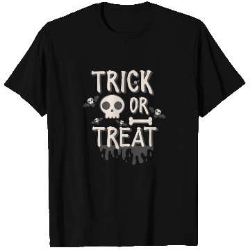 Discover Bone skull trick or treat T Shirts