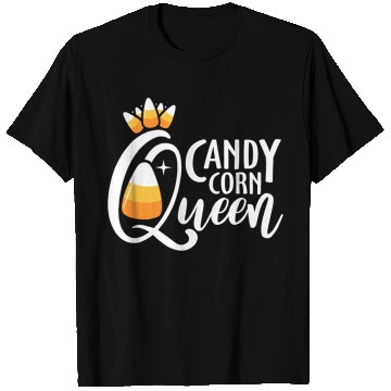Discover Candy Corn Queen Funny Halloween Costume Gift T Shirts