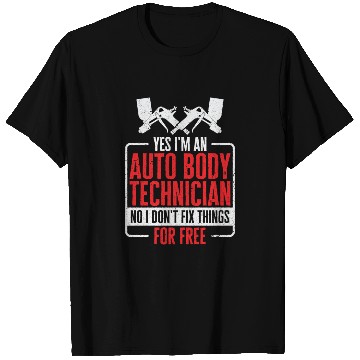 Discover Auto Body Technician Vehicle Repair Car T Shirts
