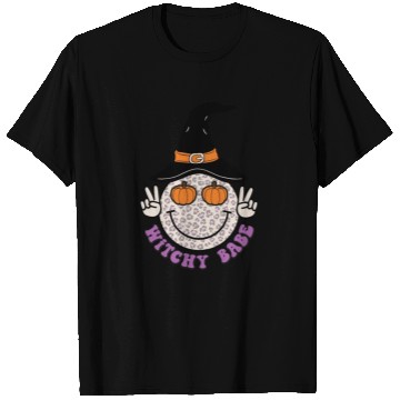 Discover Cute Withcy Babe Halloween Witch Hat T Shirts