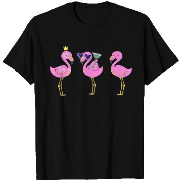 Discover Friends Cocktail Flamingo Lover T Shirts