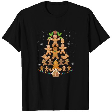 Discover Jolly Gingerbread Christmas Tree T Shirts Gingerbread