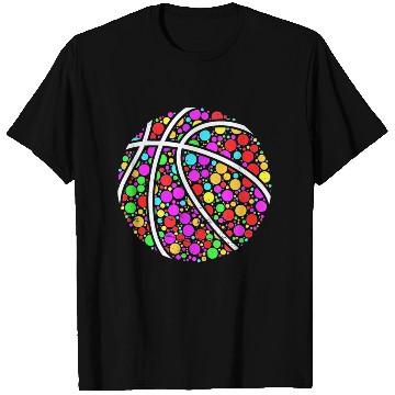 Discover International Dot Day Colored Basketball Polka Dot T Shirts