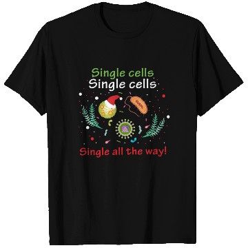 Discover Single Cells Science Biology Christmas T Shirts