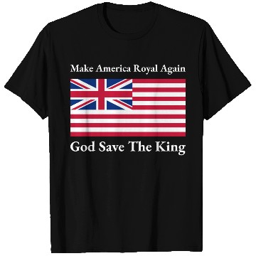 Discover Funny Red Blue Make America Royal Again Flag T Shirts