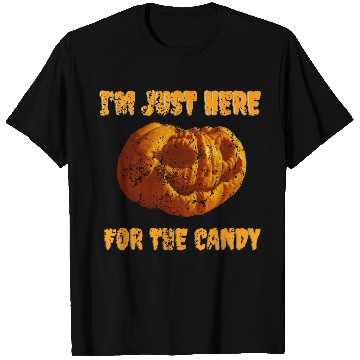 Discover I'M JUST HERE FOR THE CANDY OLD PUMPKIN DRAWING T Shirts