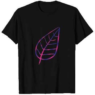 Discover Leaf icon nature pink T Shirts
