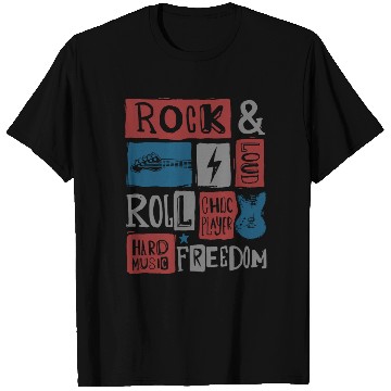 Discover rock music guitar player T Shirts