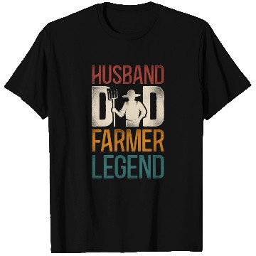Discover Farming Farmer Dad Father Tractor T Shirts