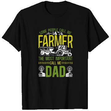 Discover Farming Farmer Dad Father Tractor T Shirts