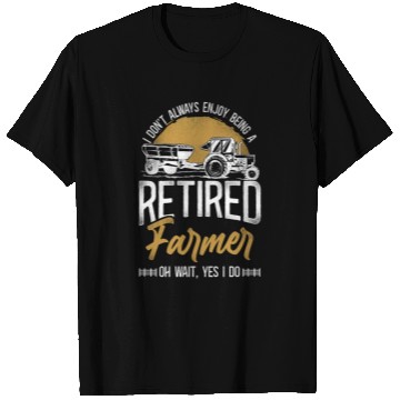 Discover Farming Farmer Retired Tractor T Shirts
