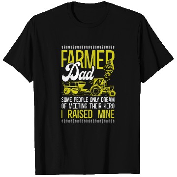 Discover Farming Farmer Dad Father Tractor T Shirts
