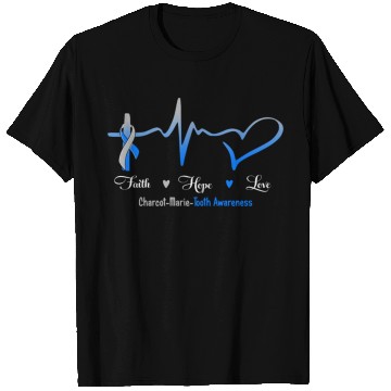 Discover Faith Hope Love Charcot Marie Tooth Awareness T Shirts