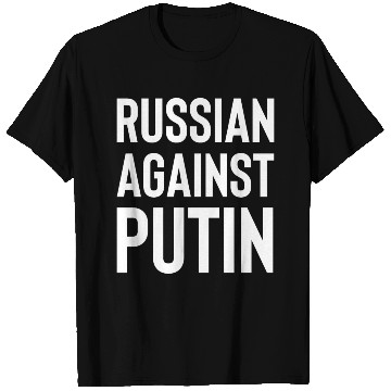 Discover Russian against Putin white T Shirts