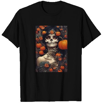 Discover Skull Pumpkin Halloween T Shirts