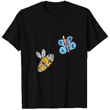 Discover Bees & Butterflies T Shirts