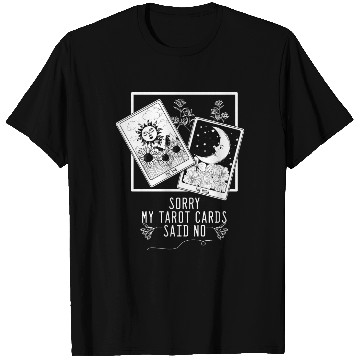 Discover Gothic Moon Sun Tarot Card Said No Halloween T Shirts