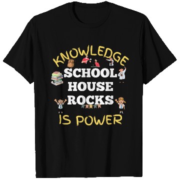 Discover Knowledge Schoolhouse Rock is Power T Shirts