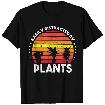 Discover Retro Garden Lover Easily Distracted By Plants T Shirts