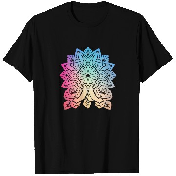 Discover Mandala Rose Art T Shirts