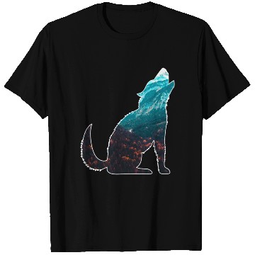 Discover The Wilderness calls Wolf Mountains Forest Nature T Shirts
