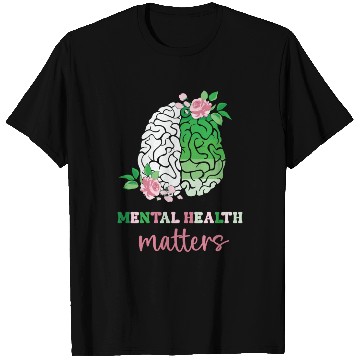 Discover Green and Pink : Mental Health Matters T Shirts