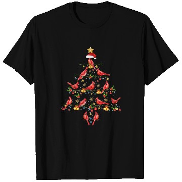 Discover Cardinal Bird Ornament Decoration Christmas Tree T Shirts