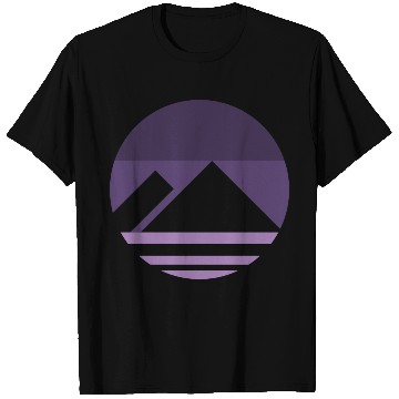 Discover Purple Mountain Aesthetic Nature Grunge T Shirts