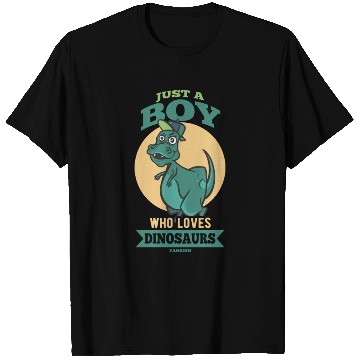 Discover Just A Boy Who Loves Dinosaurs T Shirts