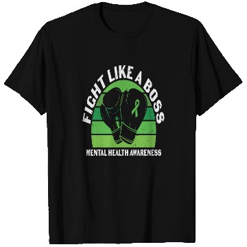 Discover Fight Like A Boss Mental Health Awareness T Shirts