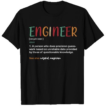 Discover Funny College Student Engineer Definition T Shirts