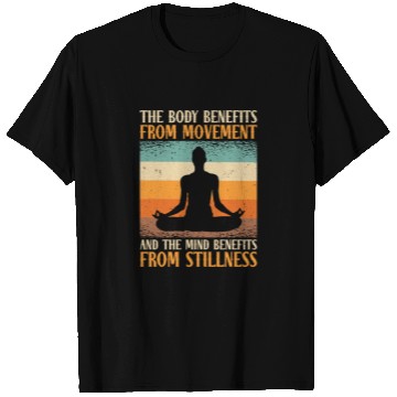 Discover Serenity Meditating Yoga Fan Spiritual Relaxation T Shirts