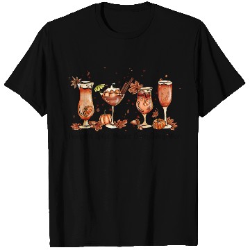 Discover Pumpkin Spice Makes Everything Nice, Pumpkin wine T Shirts