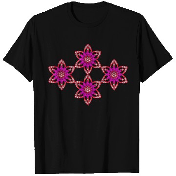 Discover Jewelry Natural stone Red T Shirts