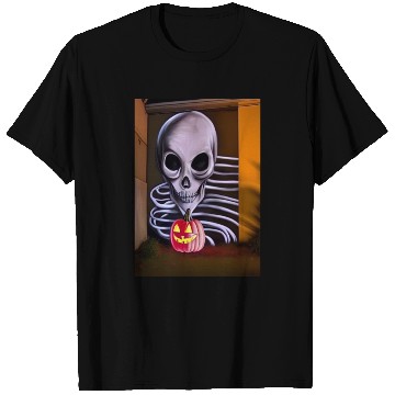Discover STREET ART SKULL AND PUMPKIN T Shirts