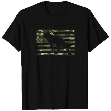 Discover Coyote Hunting Camo American Flag T Shirts