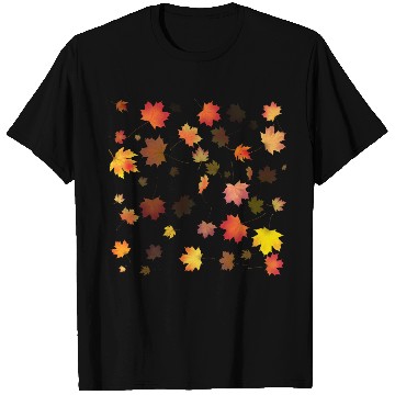 Discover Autumn Maple Leaves T Shirts