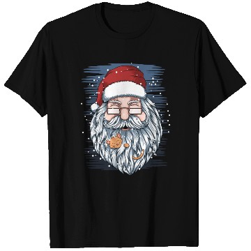 Discover santa and kittens merry christmas T Shirts