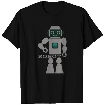 Discover ROBOT digital character. T Shirts